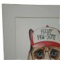 Hipster Cat Art print. Feelin' Paw-Some  20 x 16"