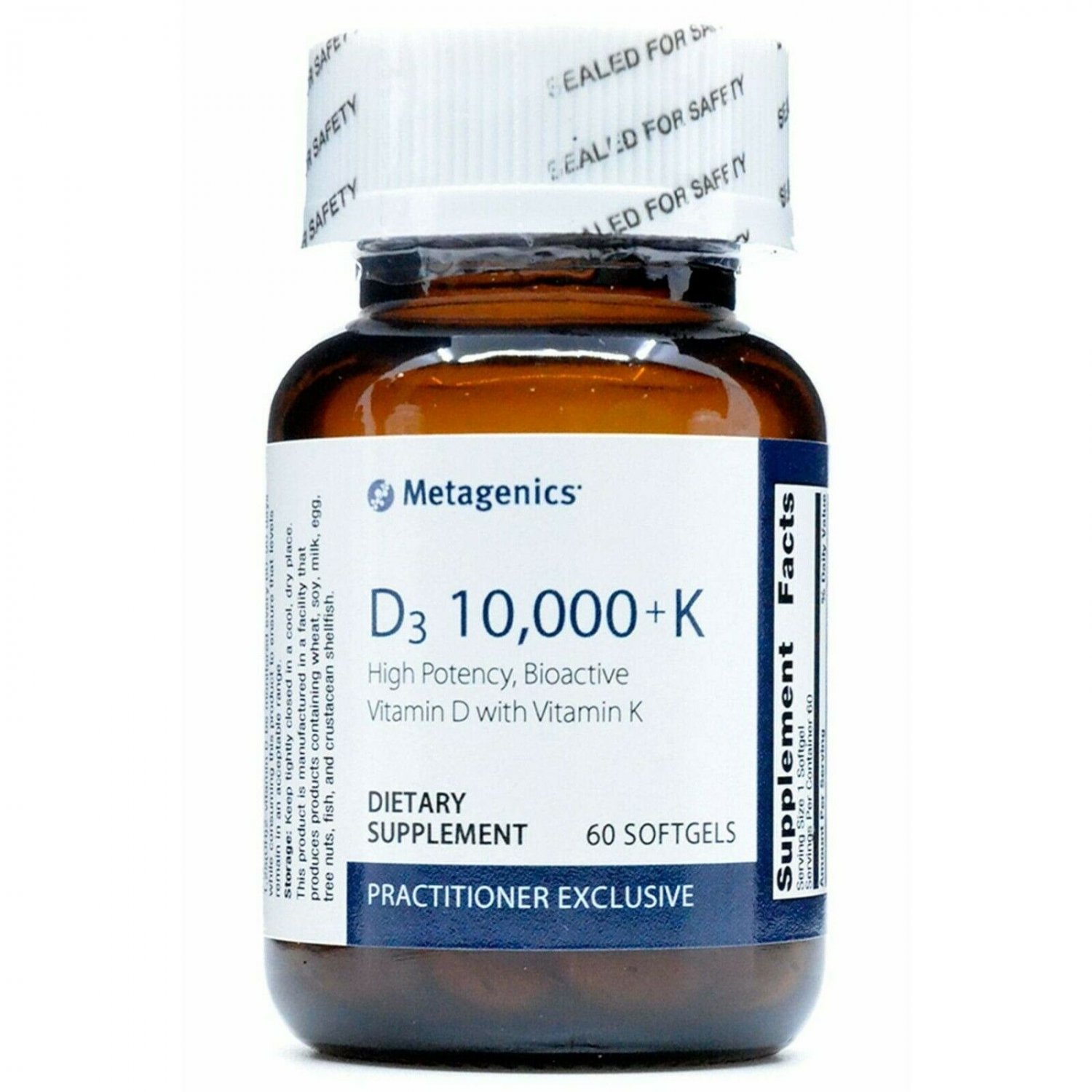 Metagenics D3 10,000 + K 60 Softgels