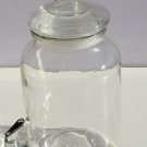 Barrel Glass Beverage Dispenser water Pitcher
