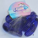 Flat Glass Marbles Blue, Green, Clear Mixed Color Gems Pebbles Stones Lot