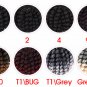 Silike 8inch Ombre Jumpy Wand Curl Crochet Braids