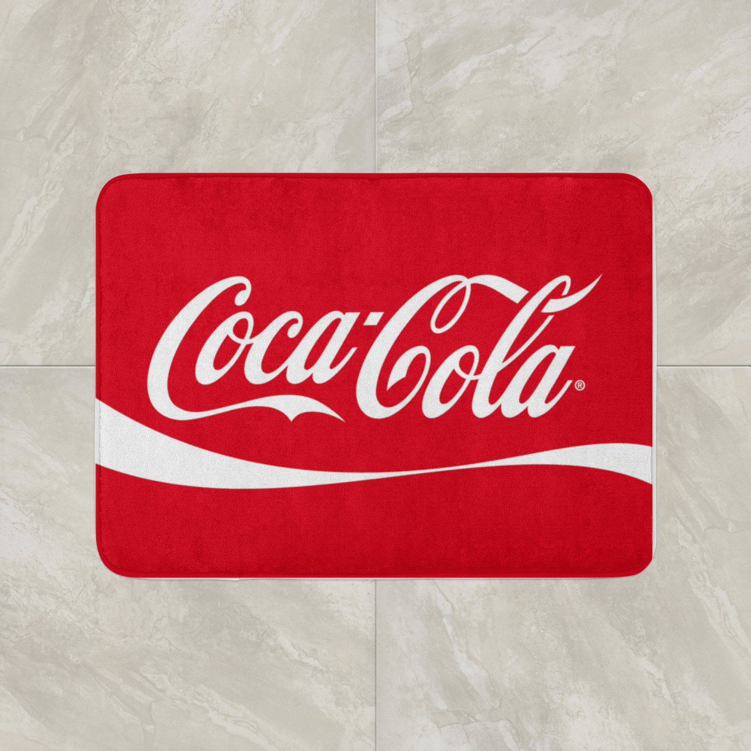 Coca cola bathroom rugs