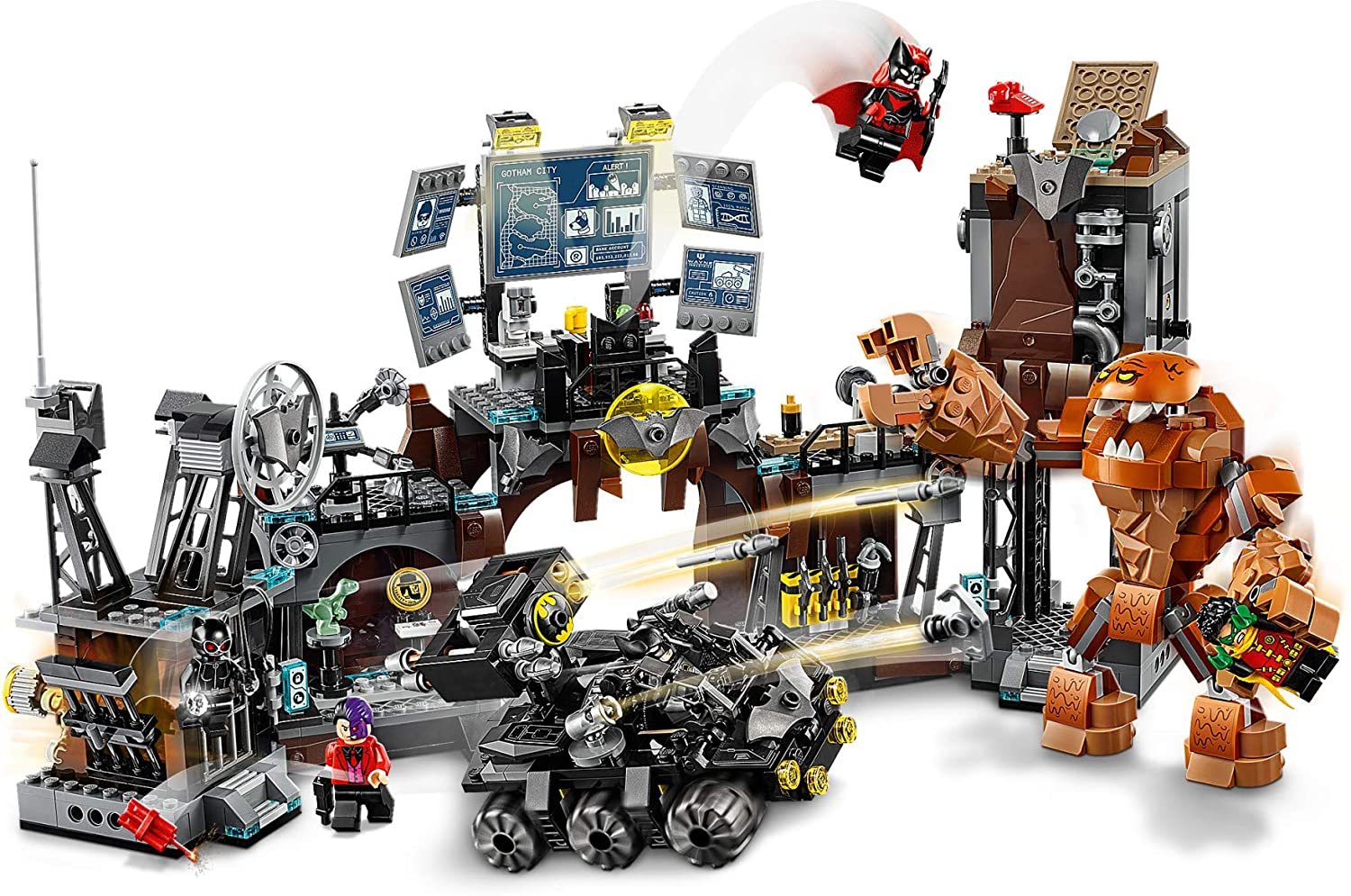 DC Batman Batcave Clayface Invasion Batman series Building Blocks
