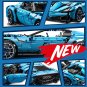 Technic Il Toro Azzurro Race Car Building blocks SHIPPING WORLDWIDE DHL