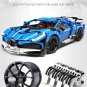Technic Bugatti Chiron  Blue Race Car Building blocks SHIPPING WORLDWIDE DHL