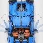 Technic Bugatti Chiron  Blue Race Car Building blocks SHIPPING WORLDWIDE DHL