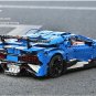 Technic Bugatti Chiron  Blue Race Car Building blocks SHIPPING WORLDWIDE DHL