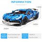 Technic Bugatti Chiron  Blue Race Car Building blocks SHIPPING WORLDWIDE DHL