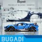 Technic Bugatti Chiron  Blue Race Car Building blocks SHIPPING WORLDWIDE DHL