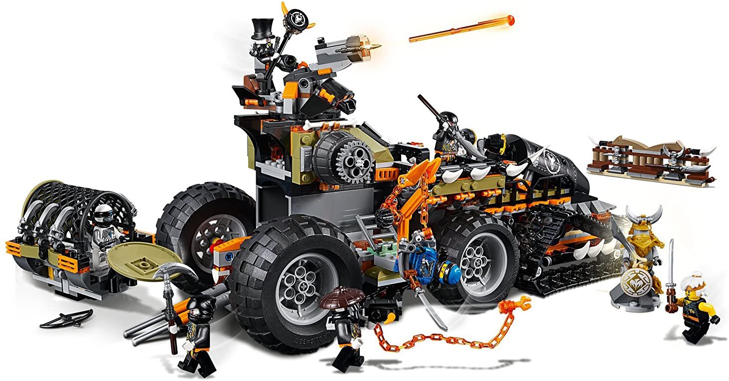 Ninjago Dragon Hunters Dieselnaut Toy Tank, Ninja Warriors Vehicle ...