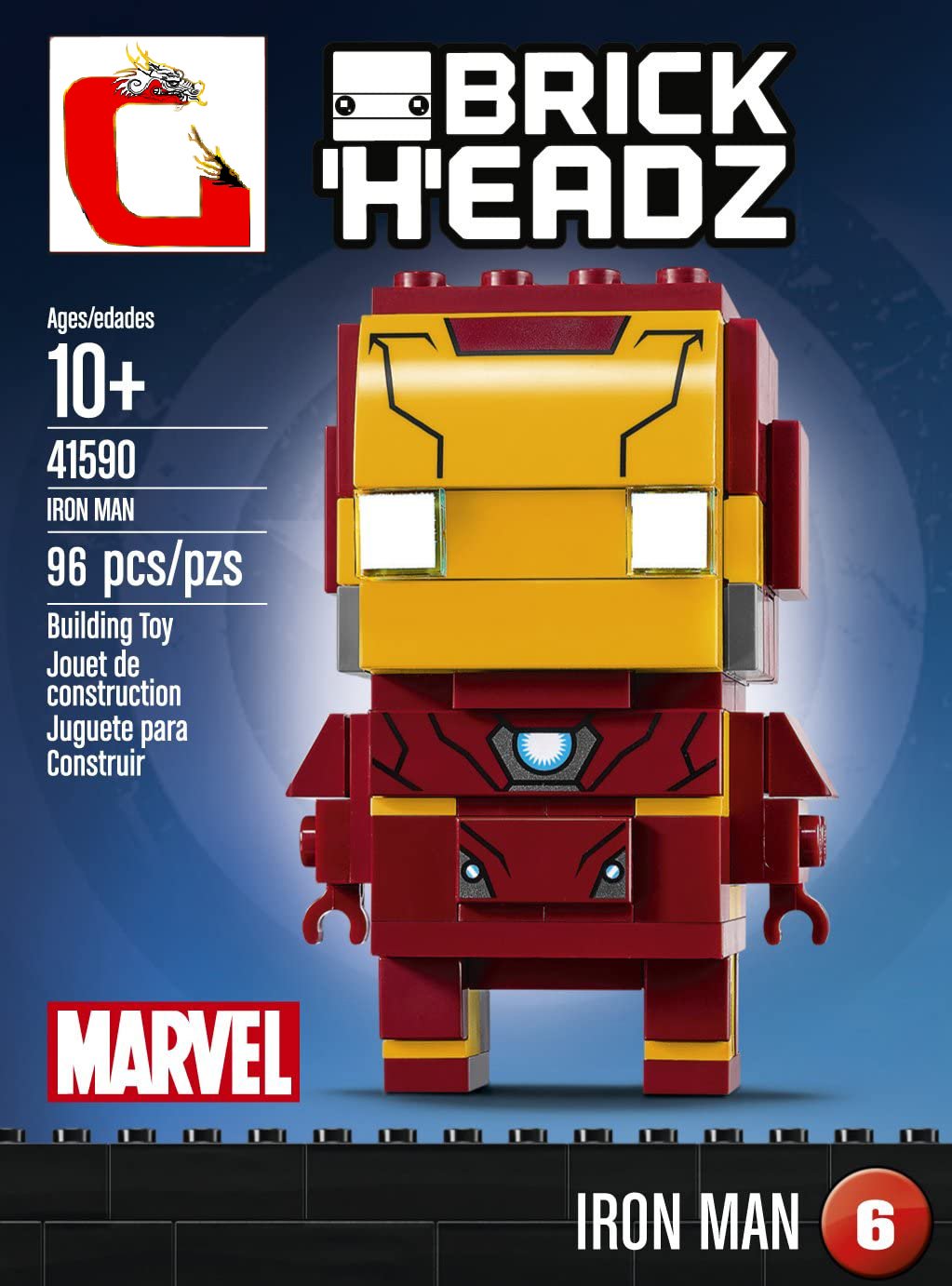BrickHeadz Marvel Iron Man NinjaGo Series  Building Blocks