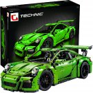 Technic Porsche 911 GT3 RS ( 42056 ) Green Race Car Building blocks SHIPPING WORLDWIDE DHL