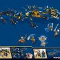 BLUE Ninja Mech Dragon NinjaGo Series  Building Blocks
