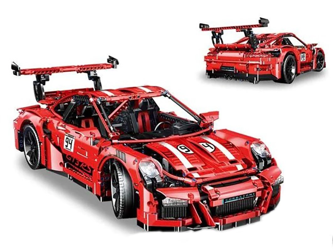 Technic Porsche 911 Gt3 Rs Lego 42056 Red Race Car Building Blocks Shipping Worldwide Dhl 