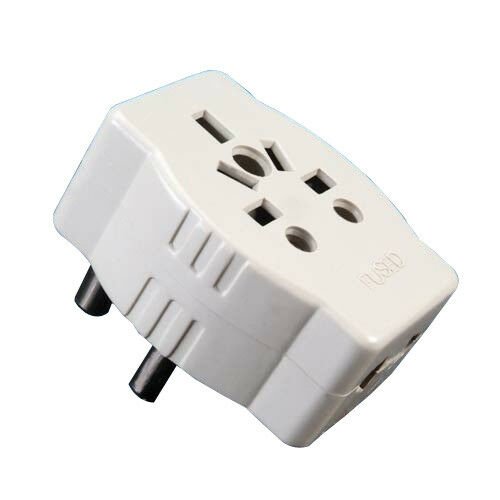 5A 250V Electrical Plug Adapter 3 Way Multi Outlet Receptacle Multi