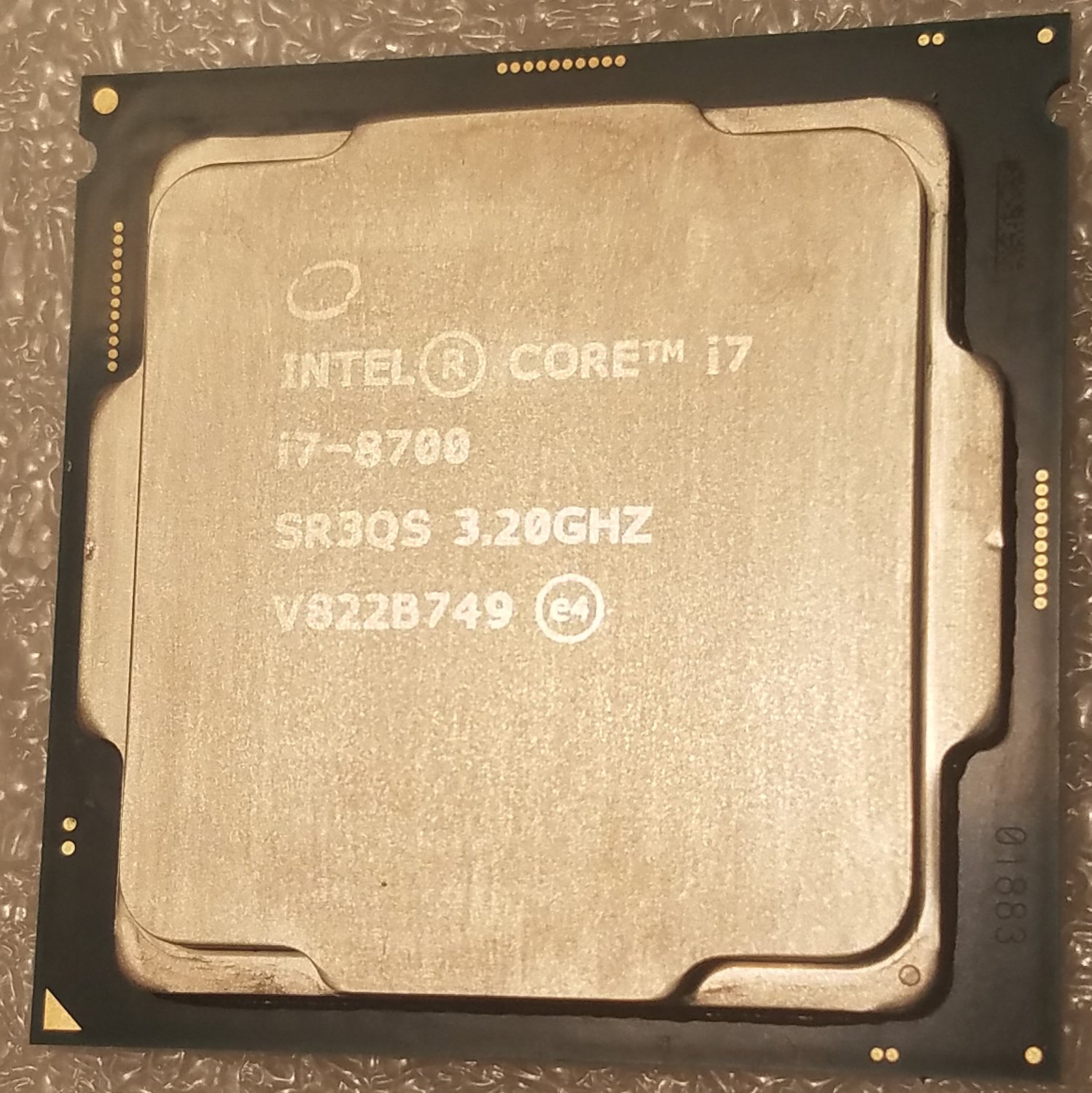 Intel Core i7-8700 Coffee Lake 8th Gen Processor - OEM/TRAY CM8068403358316