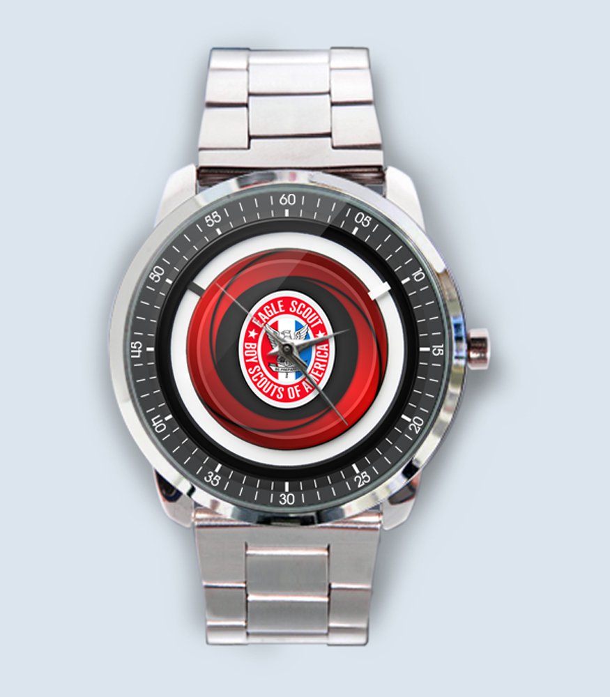 New Eagle Scouts Boy Scouts Of America Stainless Steel Wrist Watch