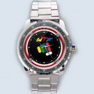 New International Taekwondo Federation Logo Custom Stainless Steel Wrist Watch