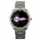 New Herbie Cars Logo 2 Custom Stainless Steel Wrist Watch