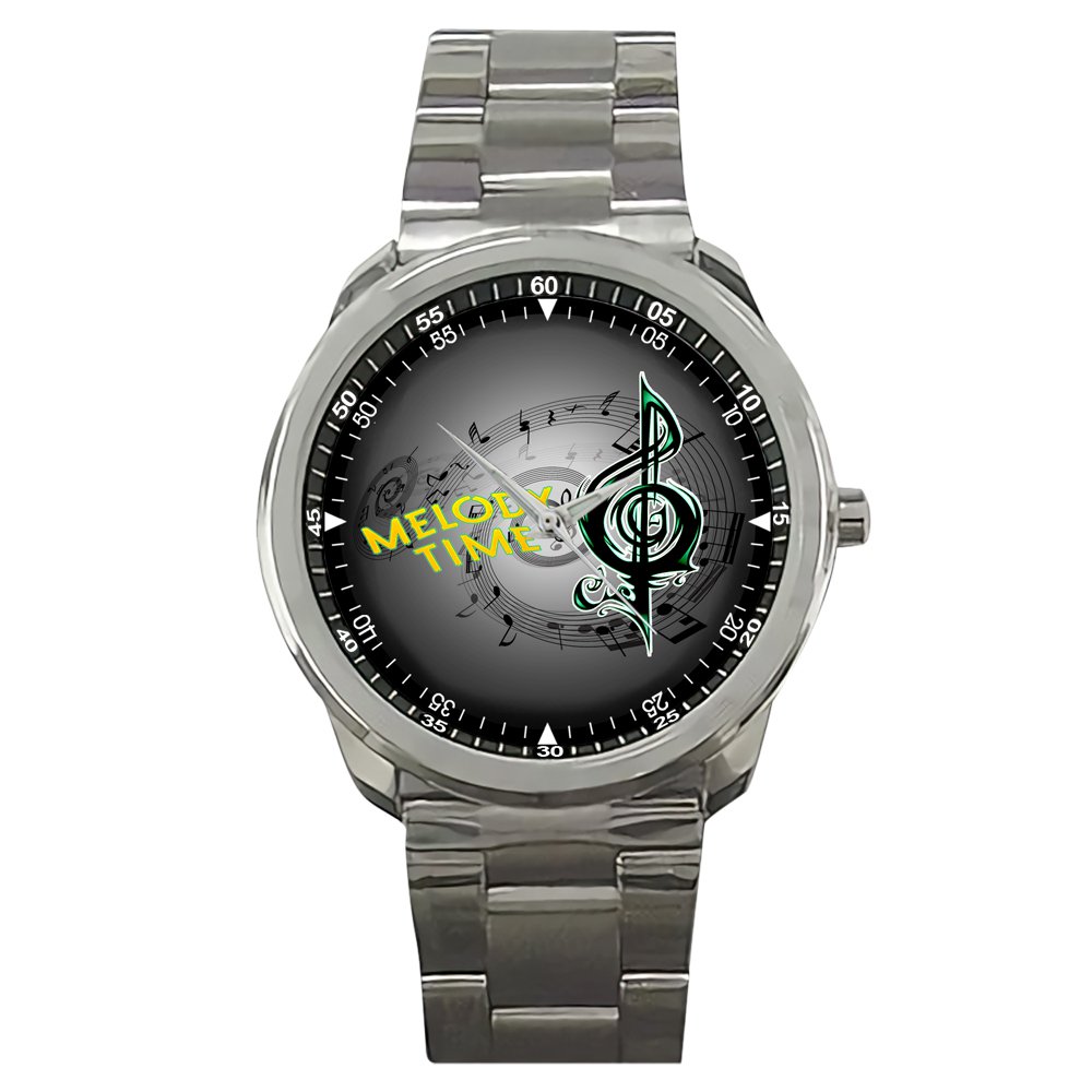 New Graphic Melody Art Stainless Steel Wrist Watch