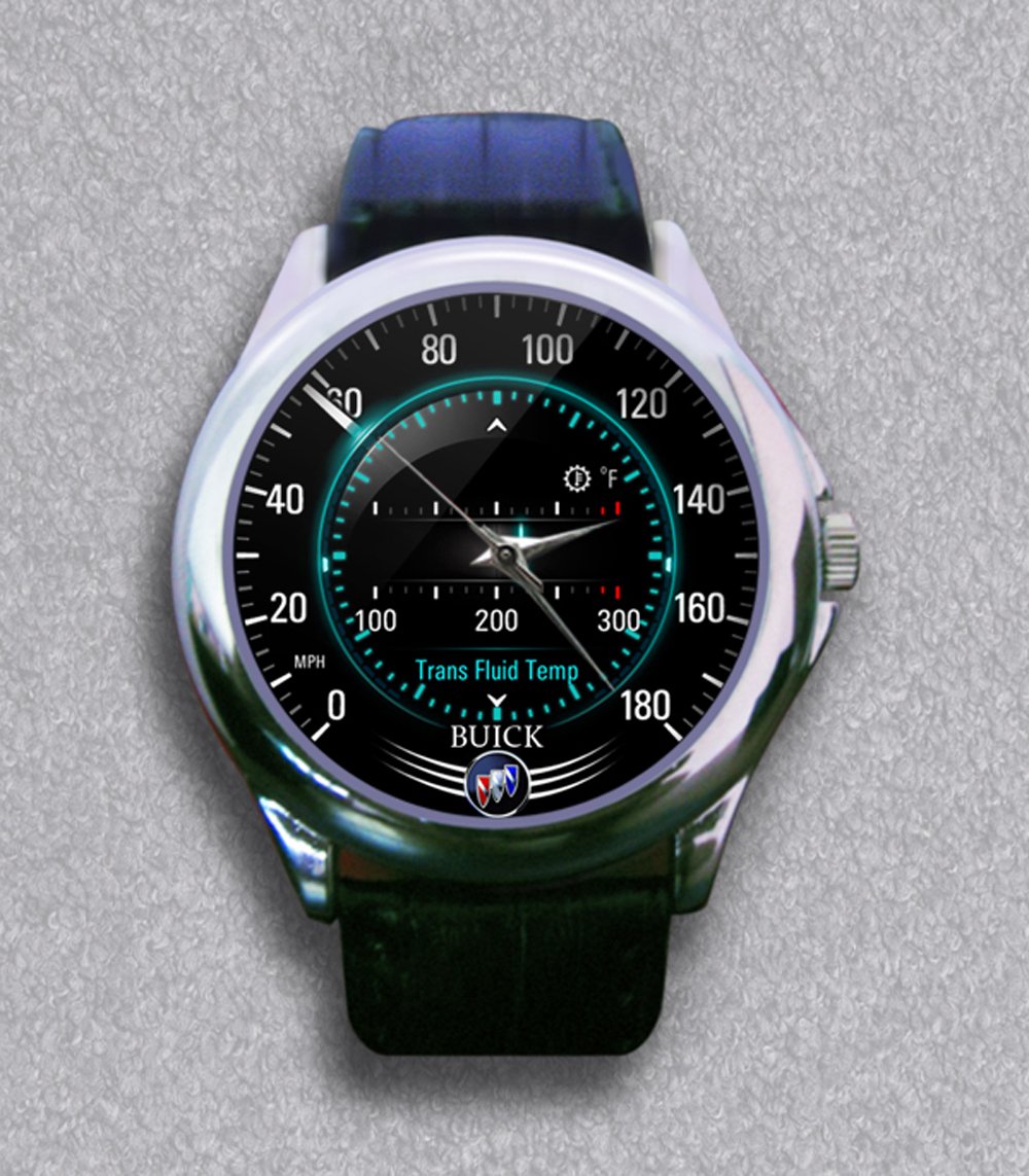 New Speedometer Buick Logo Car Leather Wrist Watch