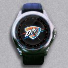 New Oklahoma City Thunder Basketball NBA Leather Wrist Watch