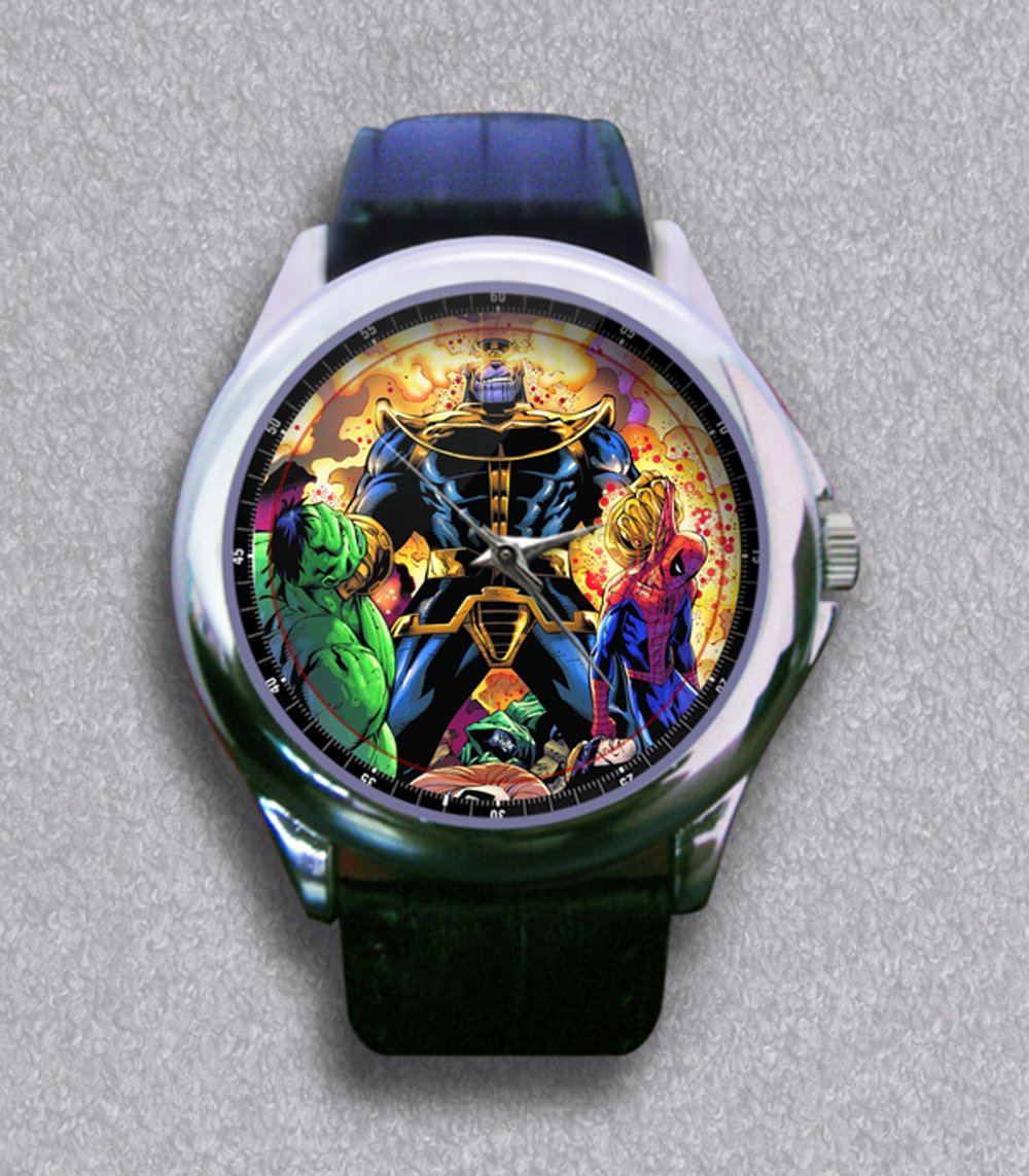 New Thanos Leather Wrist Watch