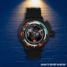Brand Renault Clio RS 200 Steering Custom Man's Sport Watch by Awalwatchshop