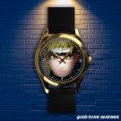 Brand New Naruto Shippuden Anime Manga Custom Gold-tone Leather Watch by Awalwatchshop