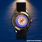 Brand New Zero Fox Given Custom Gold-tone Leather Watch by Awalwatchshop
