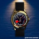 Brand New Volvo XC90 AWD T6 Speedometer 2 Custom Gold-tone Leather Watch by Awalwatchshop