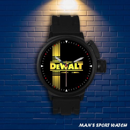 Brand New Dewalt Logo Custom Man s Sport Watch by Awalwatchshop