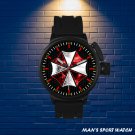 Brand New Umbrella Corporation Logo Custom Man's Sport Watch by Awalwatchshop