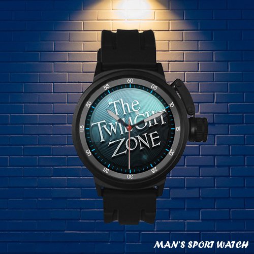 Brand New The Twilight Zone Spiral Logo Custom Man's Sport Watch by Awalwatchshop