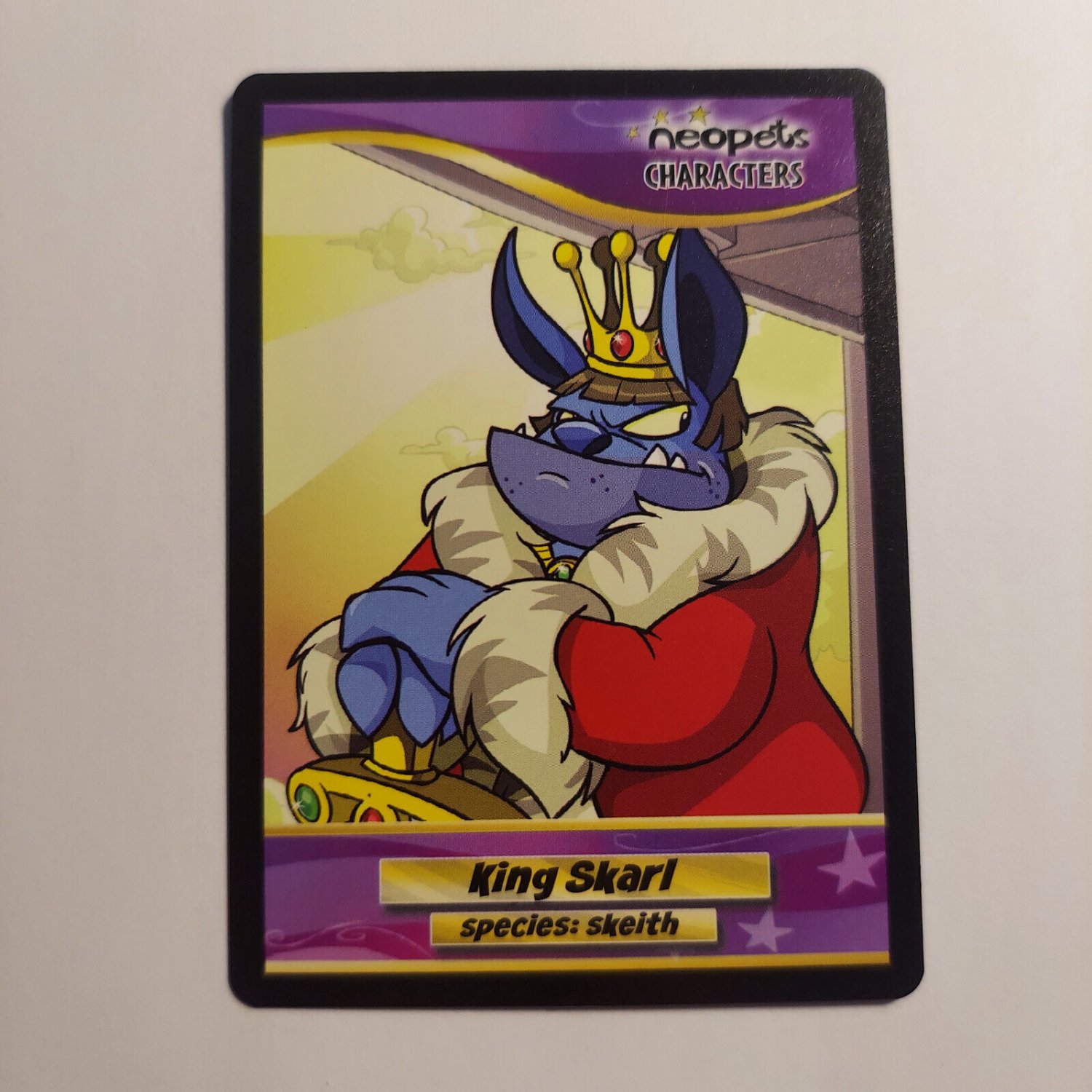 Neopets Enterplay Trading Card Fun Pak Single King Skarl 47