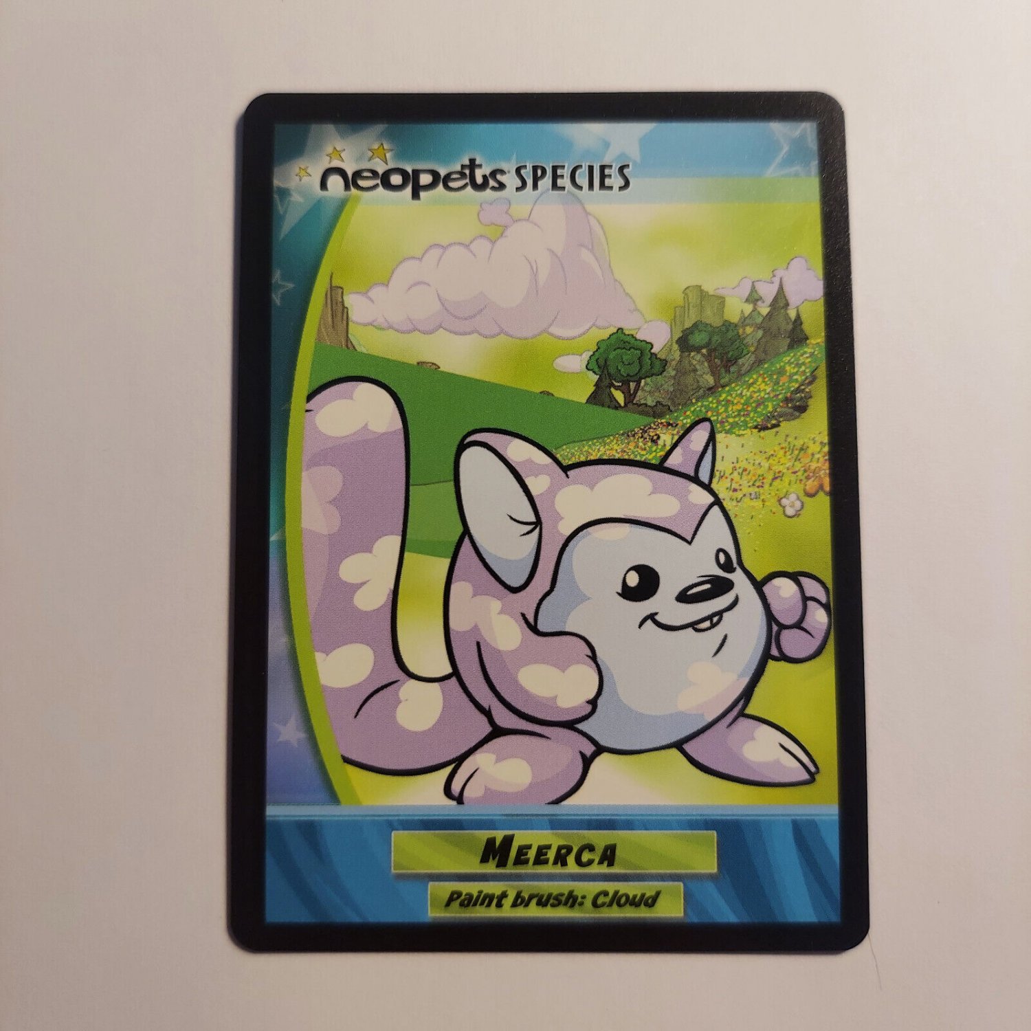 Neopets Enterplay Trading Card Fun Pak Single Cloud Meerca 26 Species