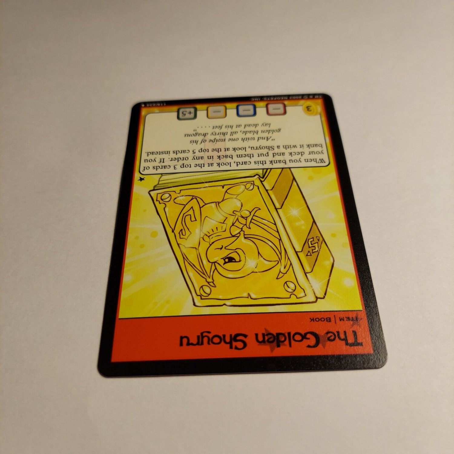 Neopets TCG 118/234 Golden Shoyru Unplayed Base Set Single Trading