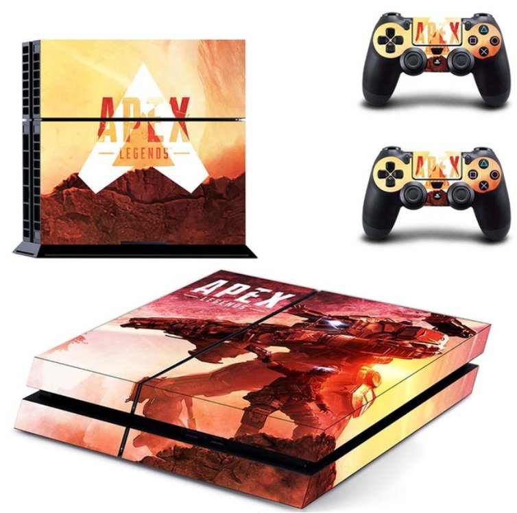 APEX PS4 Skin Vinyl Decal Sticker Set for Sony Playstation 4 Console and Two Controller Cover