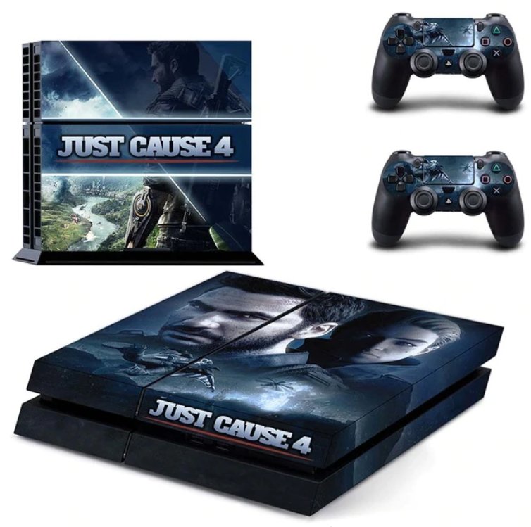 Just Cause 4 Decal Vinyl PS4 Skin Sticker for Sony Play Station 4 Console and Two Controller Skins