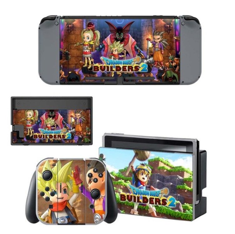 Vinyl Anime Decal Full Body Sticker Set for Nintendo Switch
