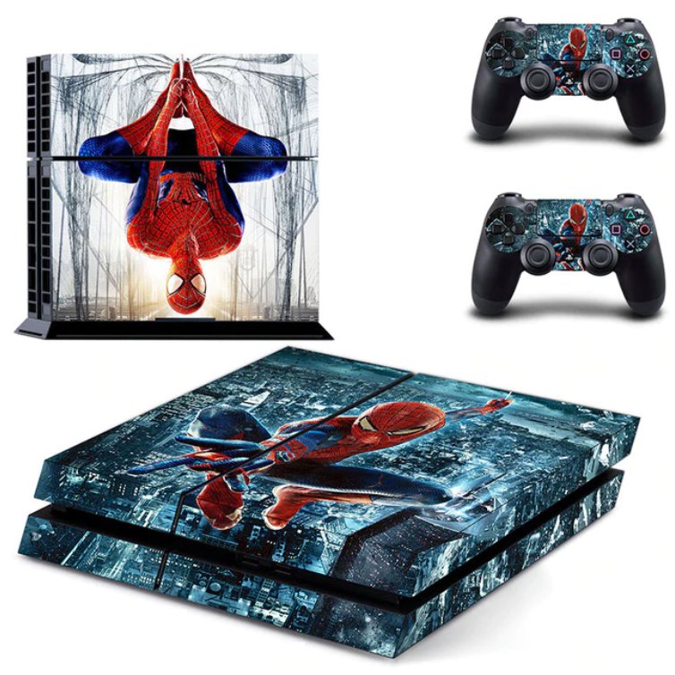 Spider man PS4 Skin Sticker Decal Cover for Sony PS4 PlayStation 4 ...