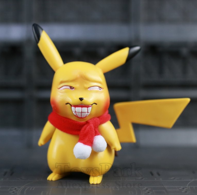 creepy pikachu figure