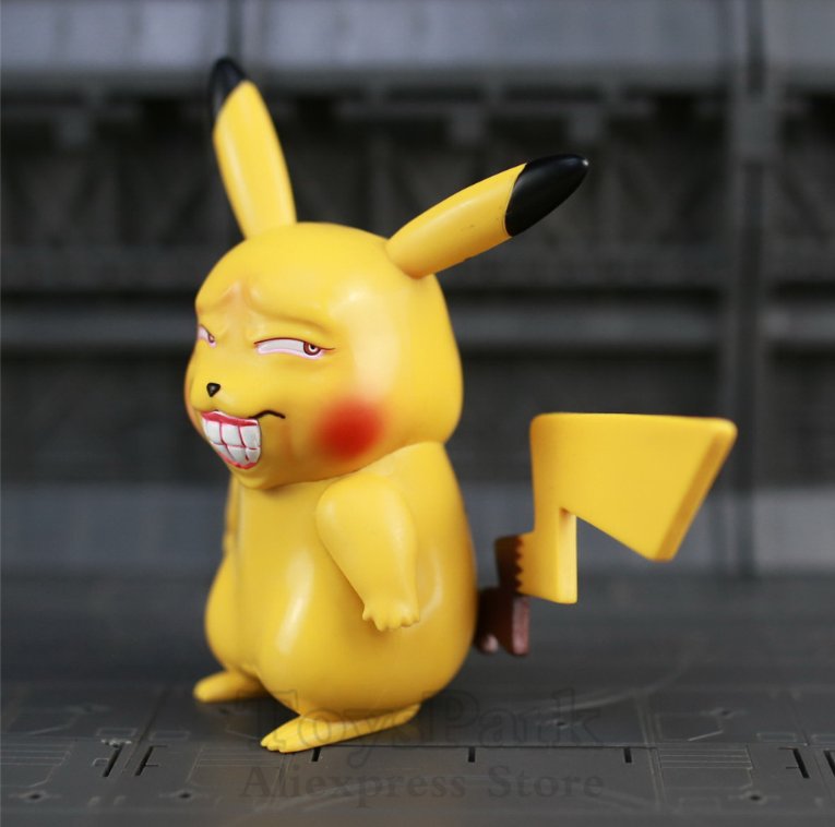 creepy pikachu figure