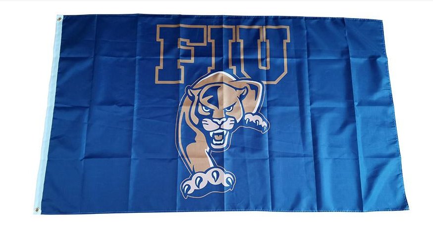 Flag of NCAA FIU Panthers polyester Flag banner 3ft*5ft
