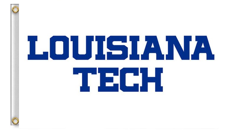 Flag of NCAA Louisiana Tech Bulldogs and Lady Techsters Flag banner 3ft*5ft