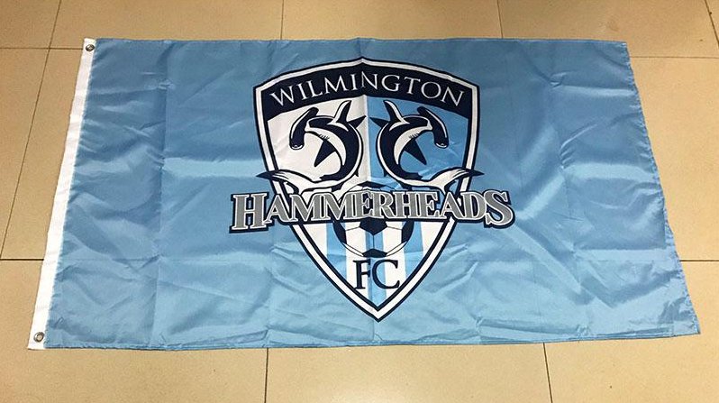 USL2 Wilmington Hammerheads FC polyester Flag banner 3ft*5ft