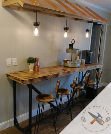 Apartment Sized Bar and Stools