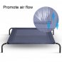 Large Indoor Outdoor Camping Steel Frame Elevated Pet Cot Mat