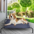 Large Indoor Outdoor Camping Steel Frame Elevated Pet Cot Mat