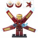 Minifigure Iron Man Marvel Super Heroes Compatible Lego Building Block Toys